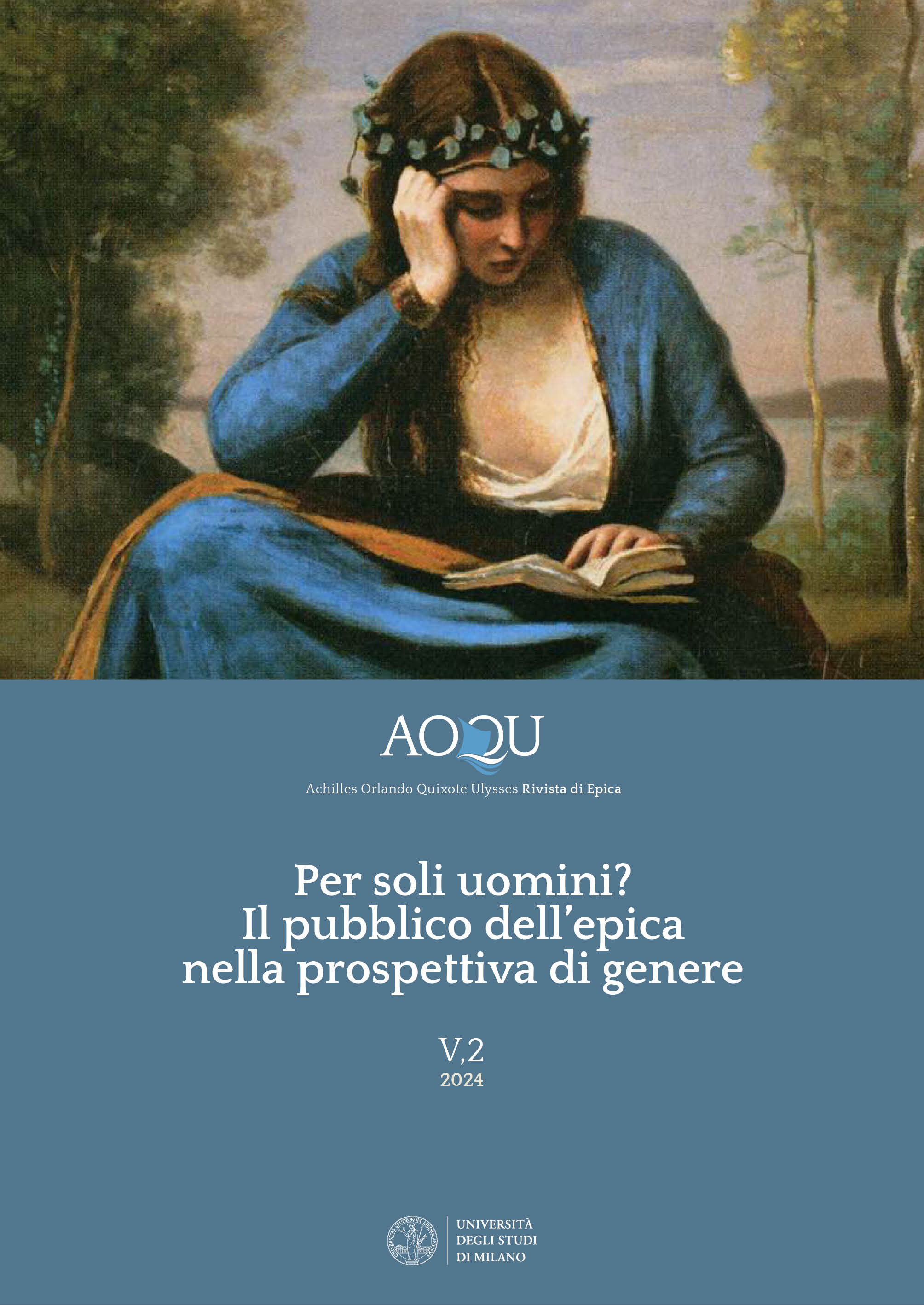 CFP rivista AOQU &quot;Per soli uomini? Il pubblico dell&#039;epica nella prospettiva di genere&quot;